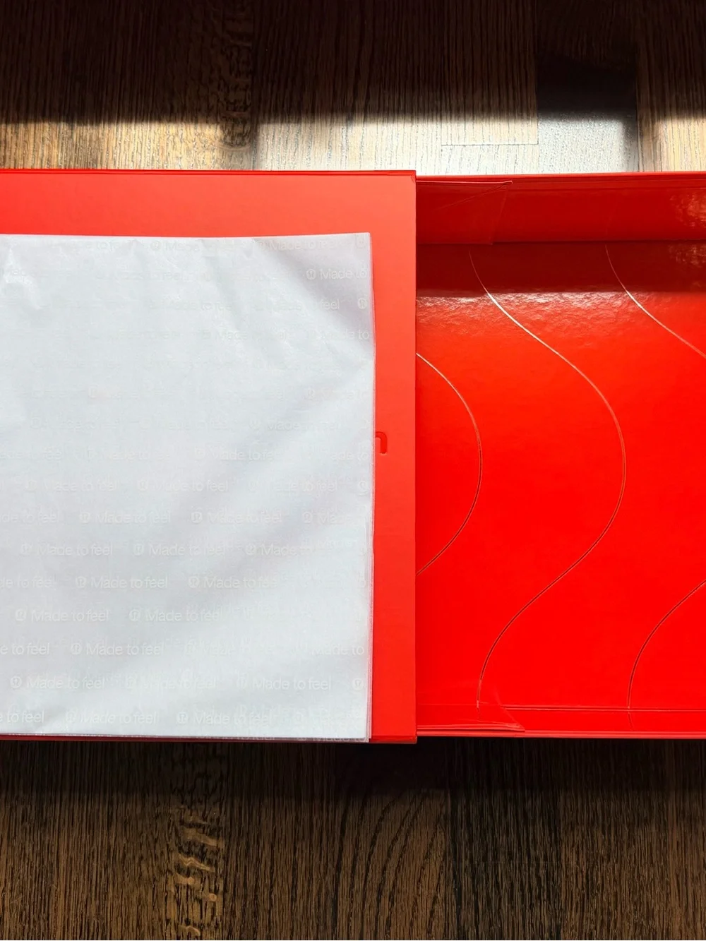 lululemon athletica Bright Red Storage or Gift Box